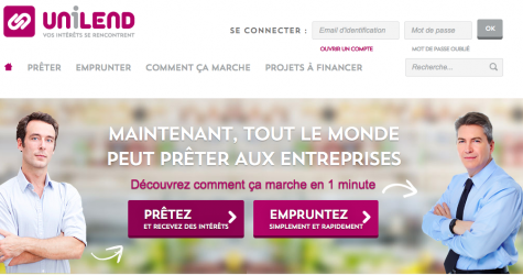 Unilend : 1ère plateforme de prêt aux entreprises