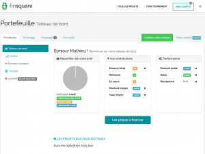 Créditer le compte Finsquare