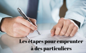 Les etapes pour emprunter à des particuliers en crowdlending