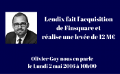 Olivier Goy nous parle de l'acquisition de Finsquare et de la levée de fonds de 12 millions d'euros