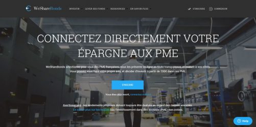 Wesharebonds : Plateforme de pret obligataire aux PME