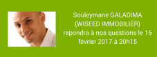 Interview Souleymane Galadima Wiseed immobilier 15 février 2017