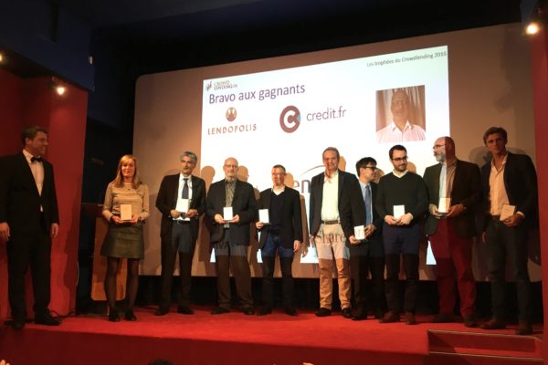 Gagnants des 1ers trophées du crowdlending 2016