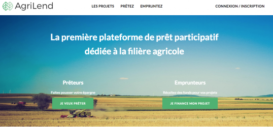agrilend : plateforme de financement agricole