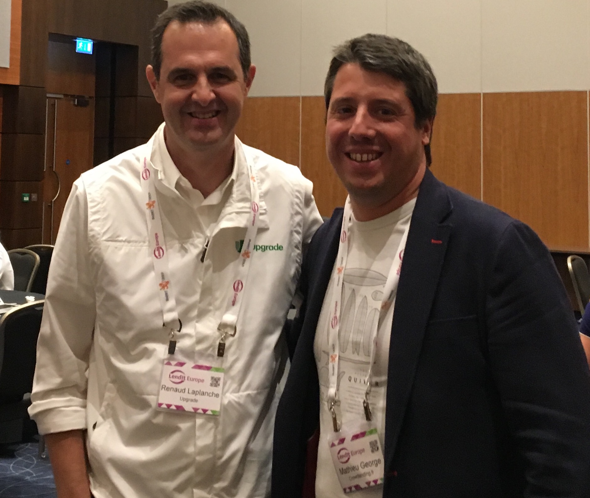 Renaud laplanche et Mathieu à Lendit