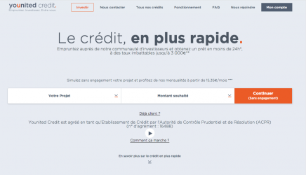 younited Credit : Pret entre particuliers