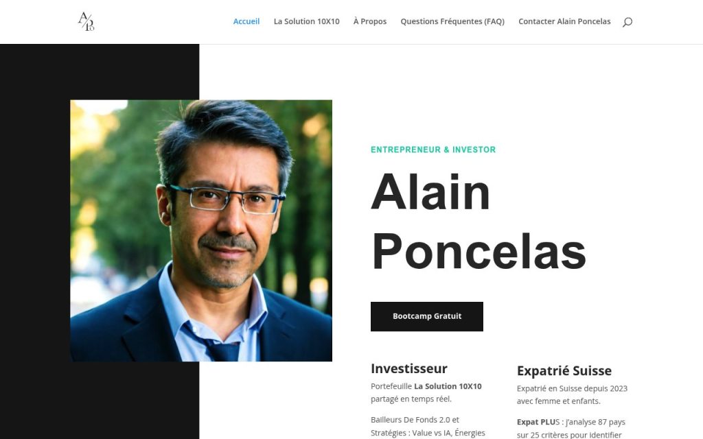 Alain Poncelas bourse